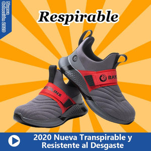 Zapatillas Ligeras y Antideslizante de Seguridad con Acero