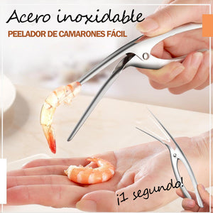 Pelador de camarones de acero inoxidable