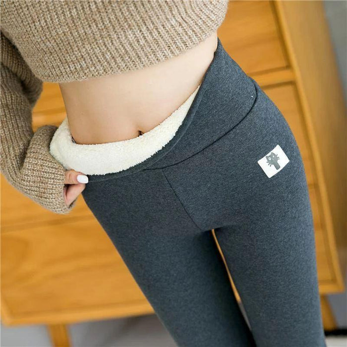 Pantalones Súper Gruesa, Lana de Casimir de Imitación