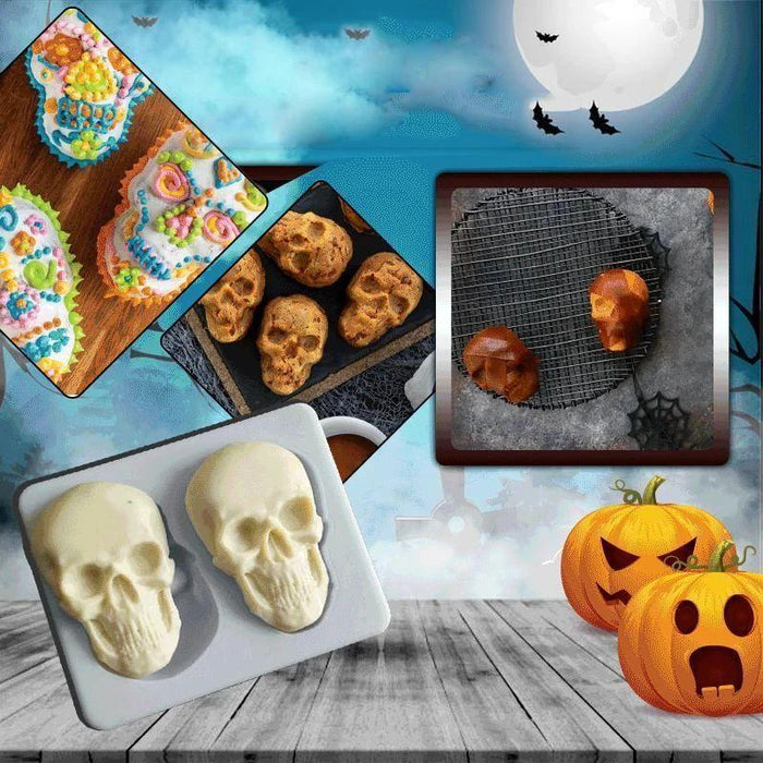 Molde para Pastel de Calavera 3D