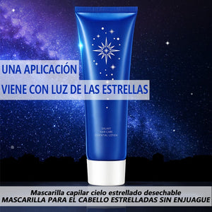 Mascarilla para cabello estrellado sin aclarado