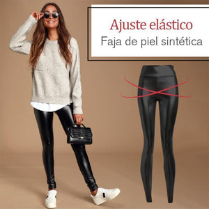 Legging de Piel Sintética Elástica