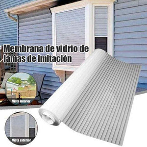 Membrana de vidrio de persiana de imitación