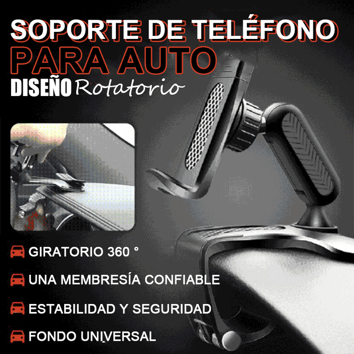Soporte para teléfono multifuncional para salpicadero de coche