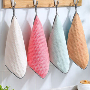 Paño de cocina a prueba de aceite (5 piezas, color aleatorio)