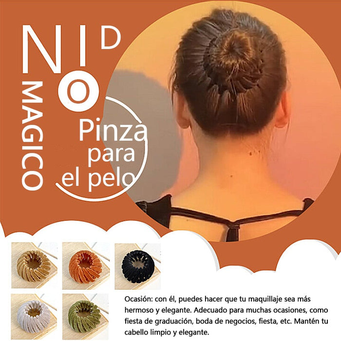 Accesorios para el cabello nidos de pájaros perezosos