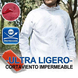 Ultraligero Chaqueta Impermeable, Unisexo