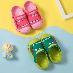 Zapatos con Agujeros de Dinosaurio para Niños