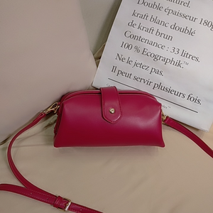 Bolso bandolera mini de cuero