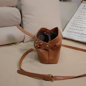 Bolso bandolera mini de cuero