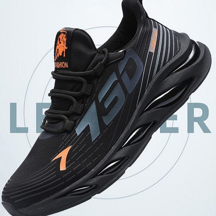 Zapatillas transpirables con cordones para hombre