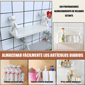 Estante de almacenamiento de cocina de baño