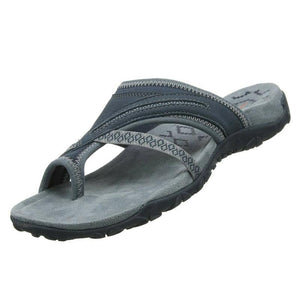 Sandalias de malla y piel transpirables