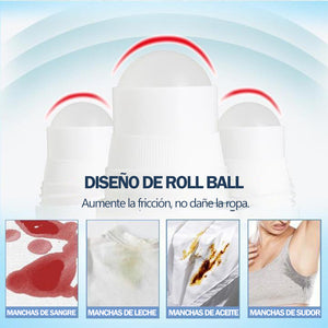 Limpiador de bolas de rodillo quitamanchas