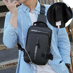 Bolso bandolera con puerto de carga USB