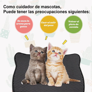 Alfombrilla Antideslizante e Impermeable para Gatos