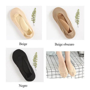 Calcetines Invisibles Acolchados con Masaje de Pies 3D para Mujeres