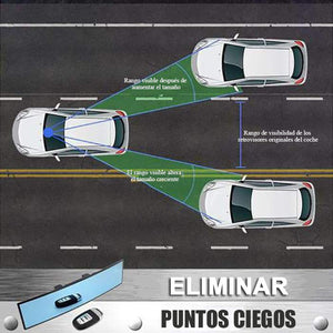 Espejo retrovisor curvo de amplio campo de visión