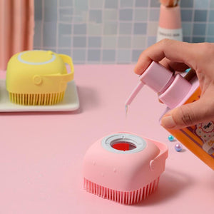 Cepillo Suave de Masaje de Baño de Silicona