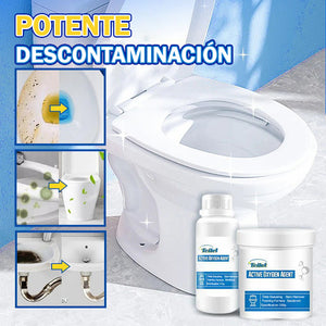 Agente de oxígeno activo para inodoro