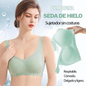 Sujetador Sin Costuras de Seda de Hielo Ultrafino