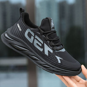 Zapatillas transpirables con cordones para hombre