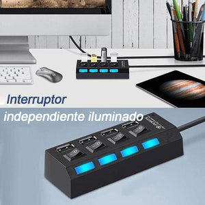 Hub USB multipuerto de alta velocidad