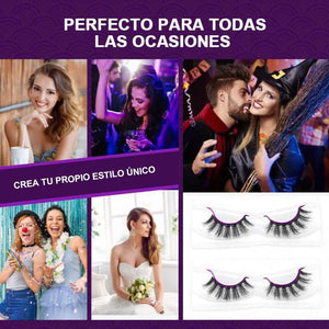 Delineador De Ojos Reutilizable Y Pegatinas Para Pestañas