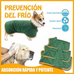 Albornoz superabsorbente para mascotas
