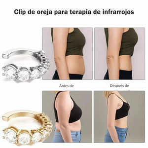 Hermoso clip para pendientes de terapia de infrarrojos