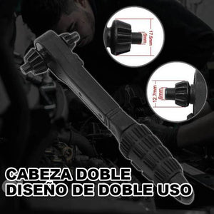 Llave de trinquete para portabrocas 2 en 1
