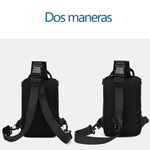 Bolso bandolera con puerto de carga USB