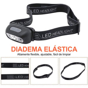 Linterna frontal LED