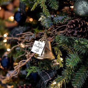 Adorno de Ala de Ángel de la Campana de Navidad