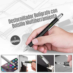 Destornillador Bolígrafo Multiherramienta Portatil, 2 PIEZAS