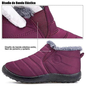 Planos Zapatos Cálido de Algodón