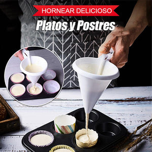 Dispensador de pastel de taza de porción de mano 2 piezas (compre uno, obtenga uno gratis)