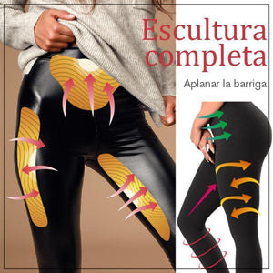 Legging de Piel Sintética Elástica