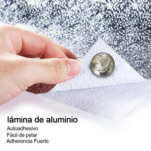 Etiqueta de Aluminio, Resistente al Aceite y Agua