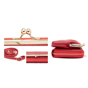 Bolso de Hombro con Diseño de Litchi