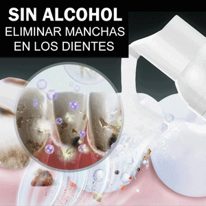 Espuma limpiadora de dientes con aceite de coco
