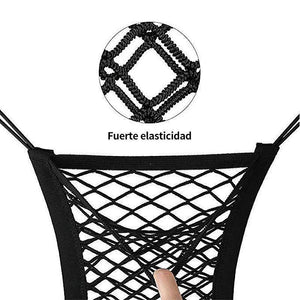 Red de Almacenamiento de Doble Capa de Asiento para Automóvil