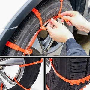 Cadenas de Neumáticos de Nieve de Emergencia Antideslizantes