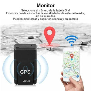 Mini Localizador Magnético de GPS, Antirrobo Mini GPS Rastreador