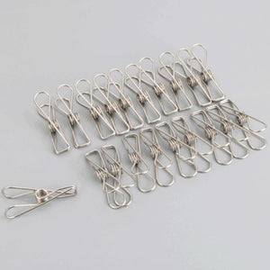 Clips de alambre de acero inoxidable para secar la ropa