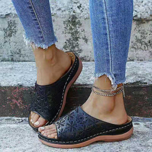 Zapatos planos huecos