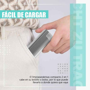 2 en 1 Botella de Spray de Limpieza de Pantalla y Paño