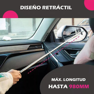 Limpiaparabrisas de espejo retrovisor retráctil