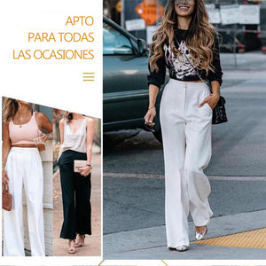 Pantalones sueltos casuales de longitud completa para mujer