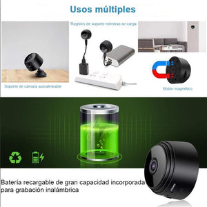 Mini Cámara WiFi Magnética 1080p